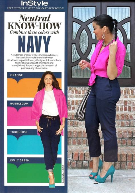 what pants go with navy blue.